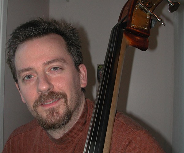 Steve Sutton and his double bass